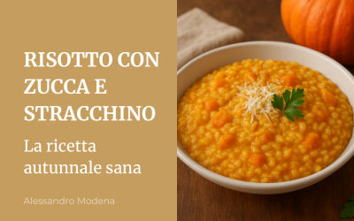 Risotto con zucca e stracchino: la ricetta autunnale sana
